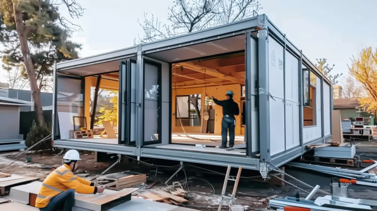 foldable prefab house